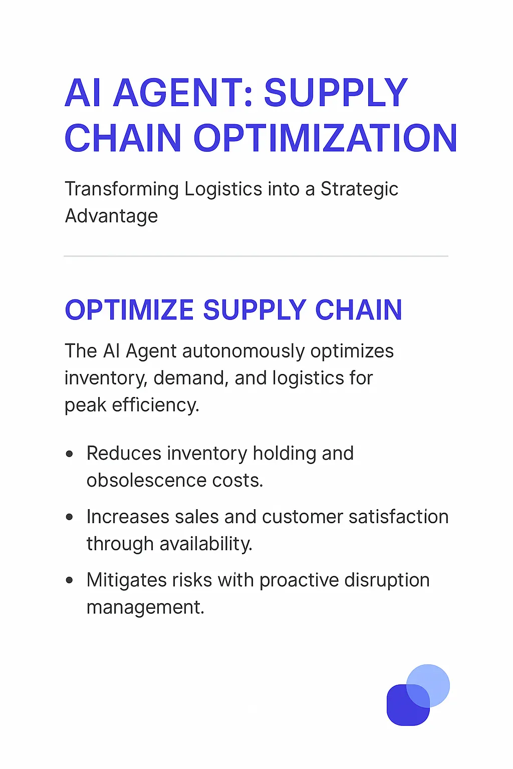 Supply Chain Manager