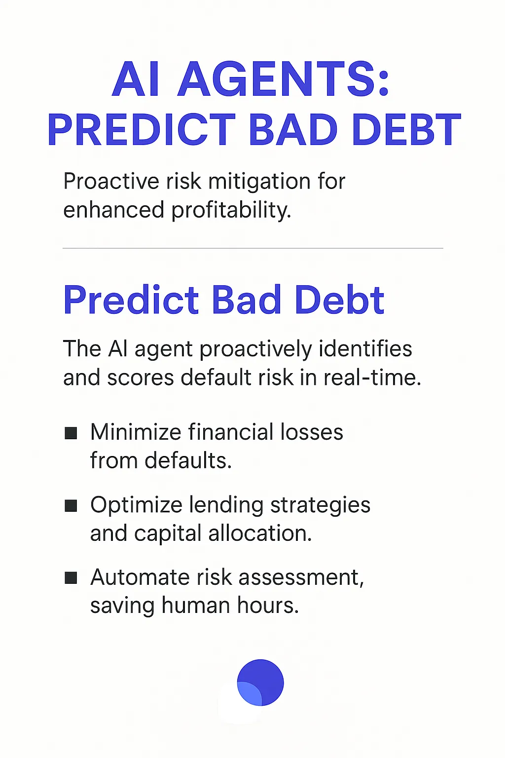Bad Debt Prediction AI Agents