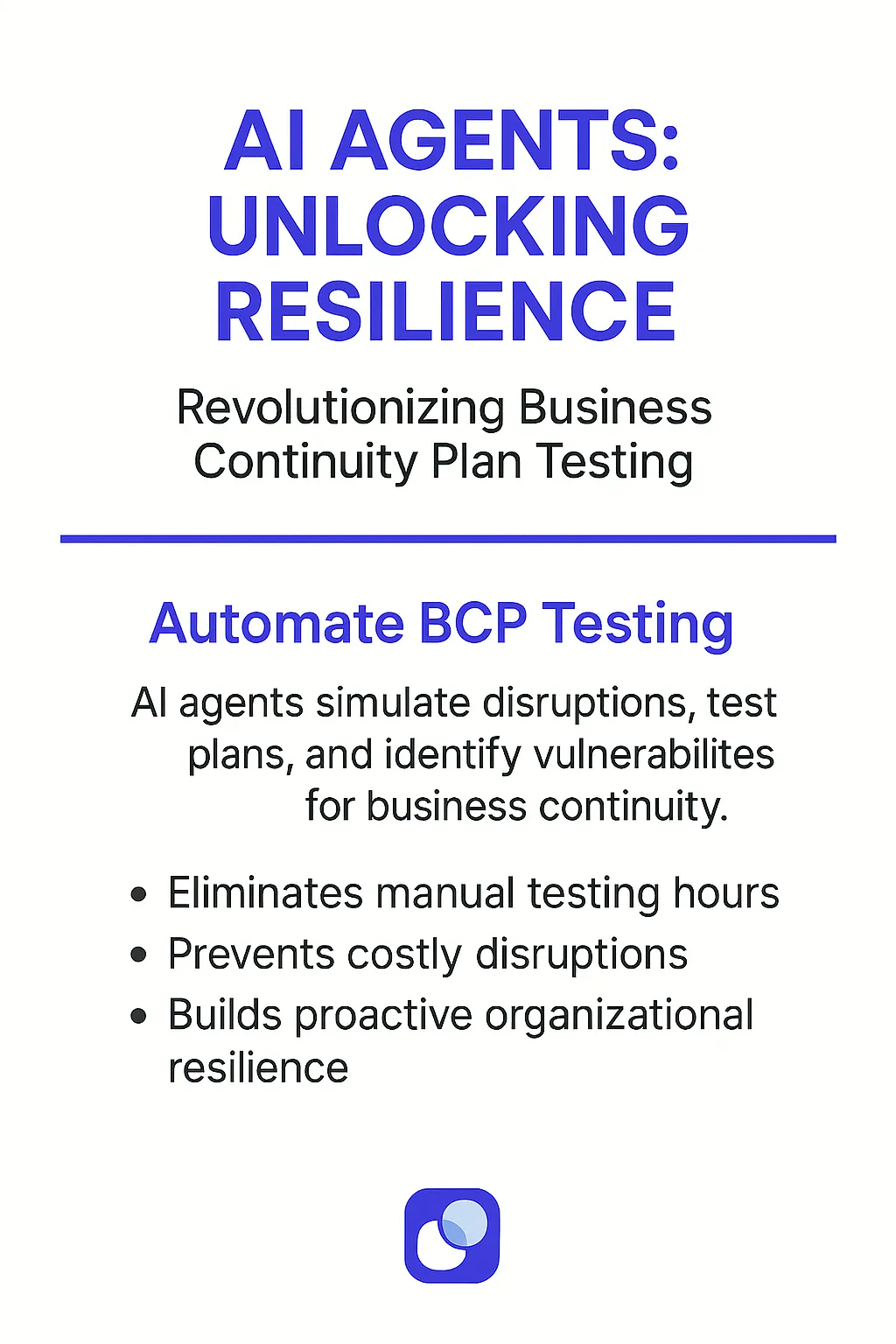Business Continuity Plan Testing AI Agents
