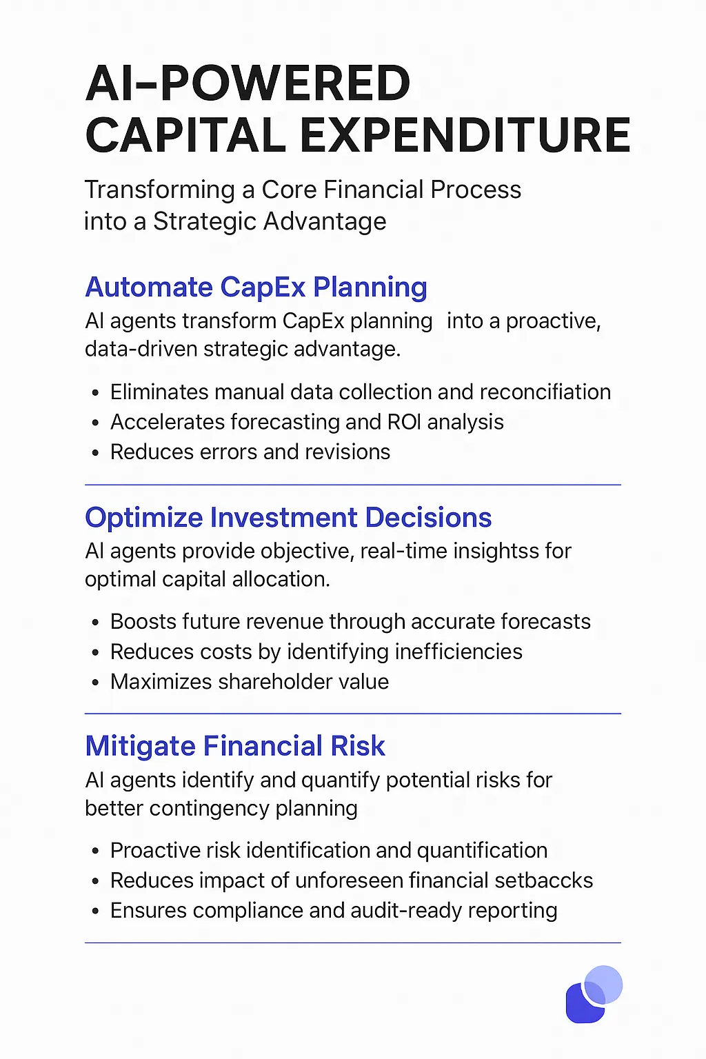 Capital Expenditure Planning AI Agents