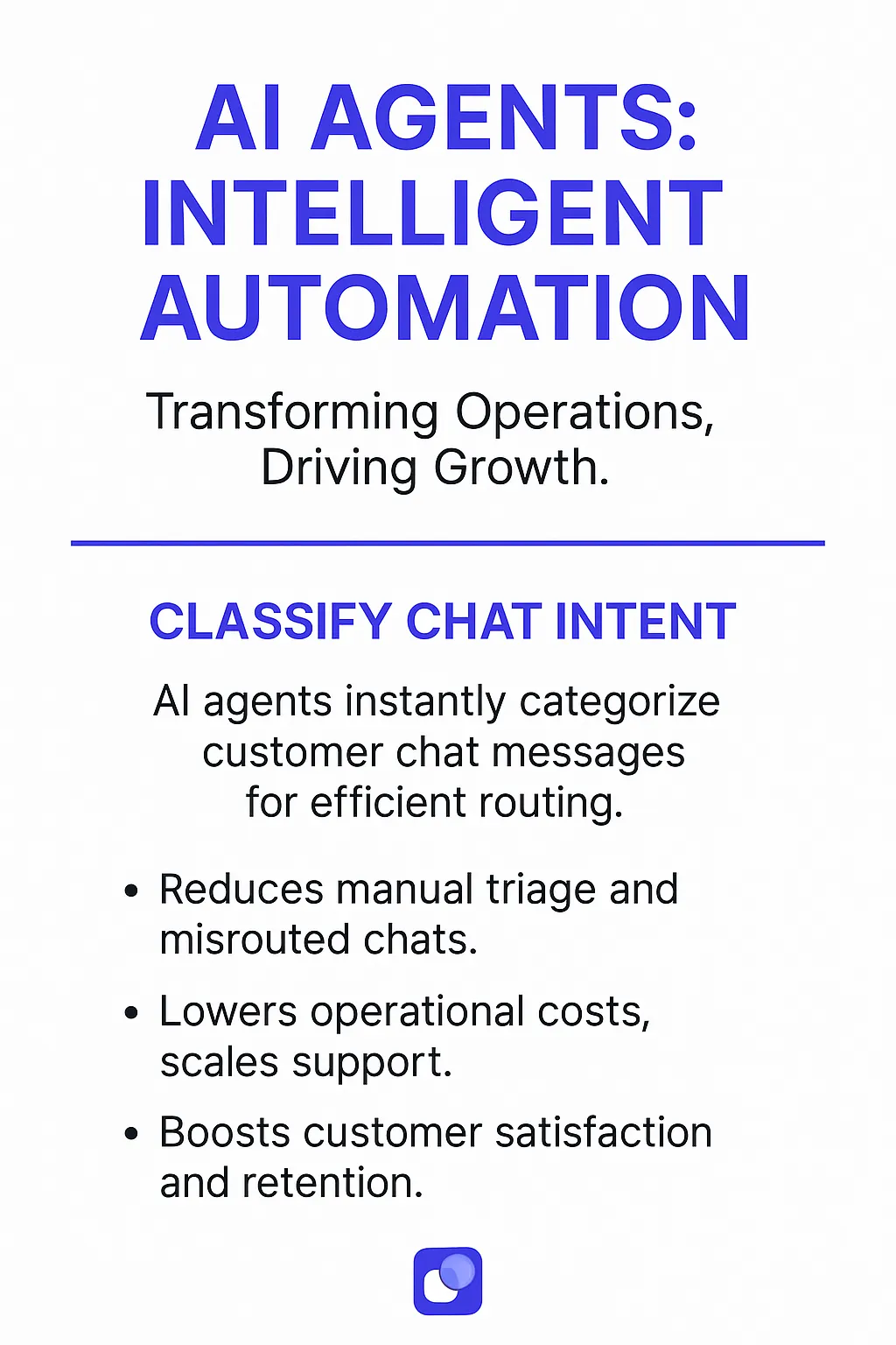 Chat Intent Classification AI Agents