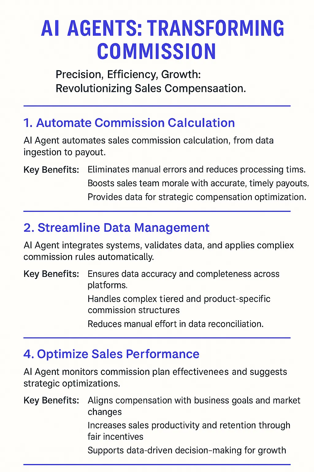 Commission Calculation AI Agents