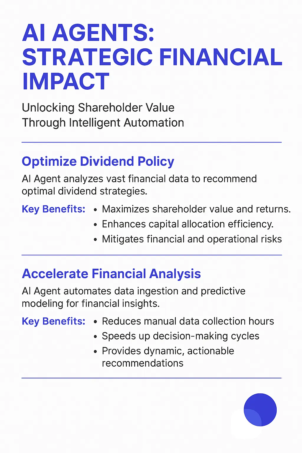 Dividend Policy Optimization AI Agents