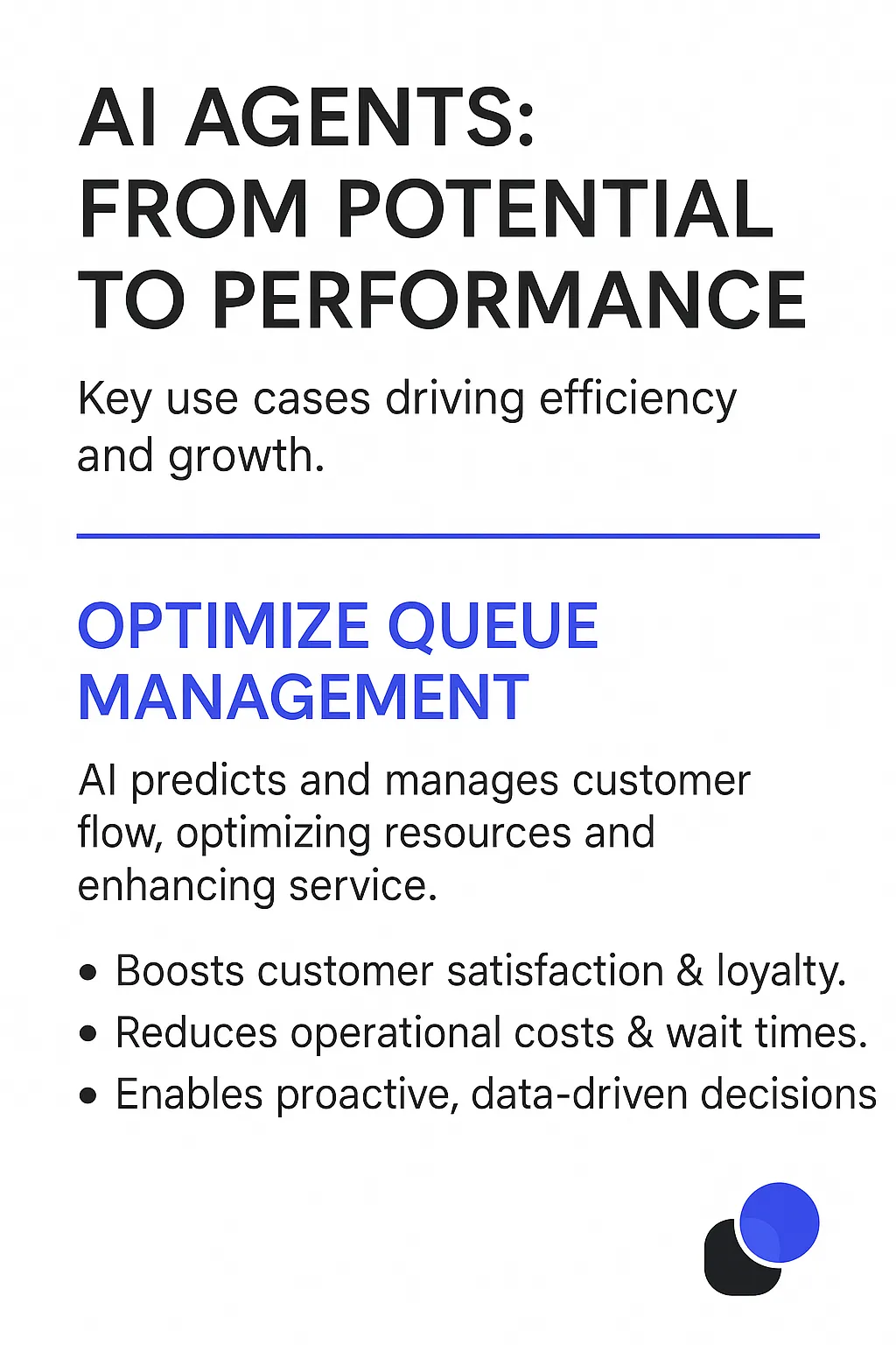 Queue Management Optimization AI Agents