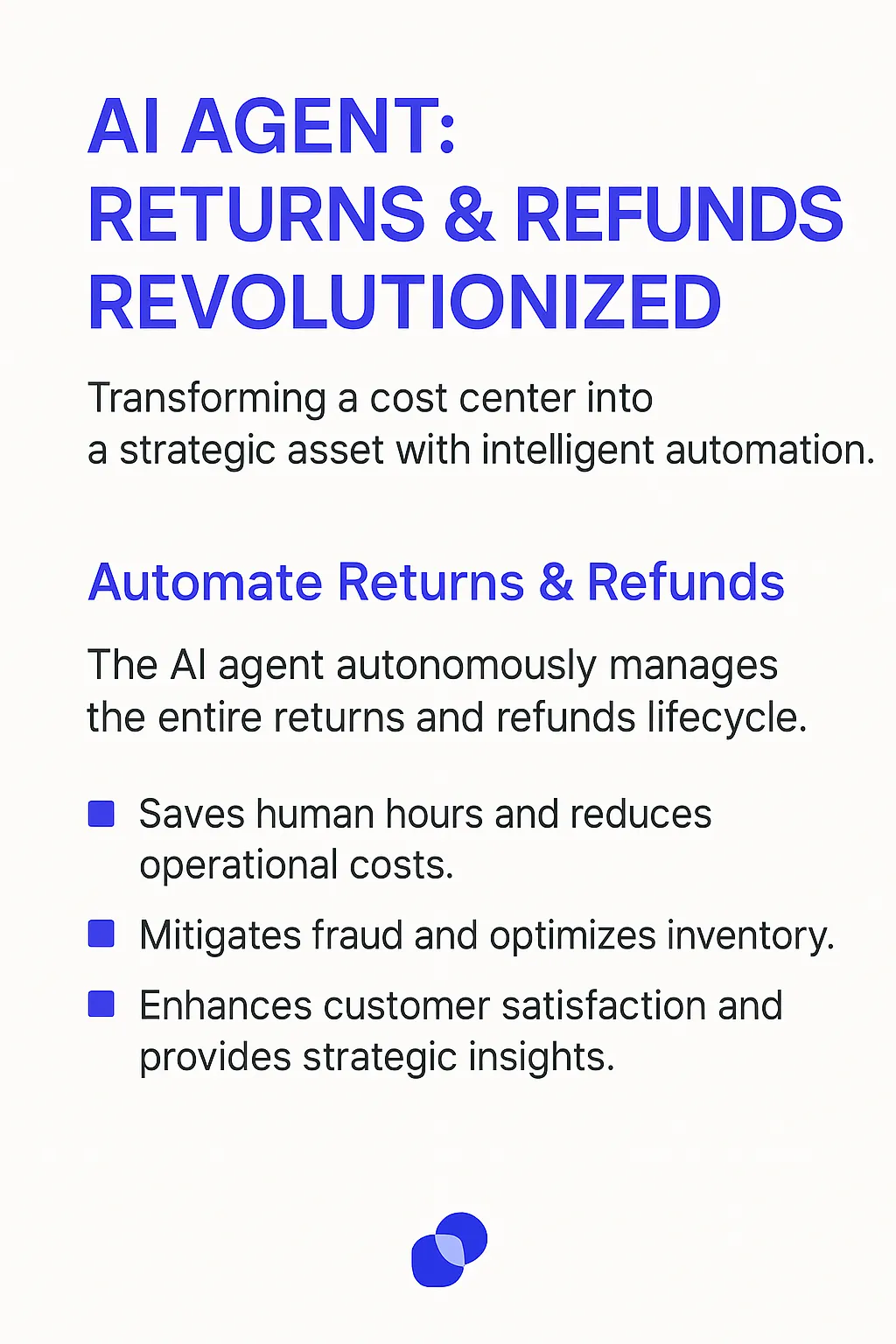 Returns and Refunds Process Optimization AI Agents